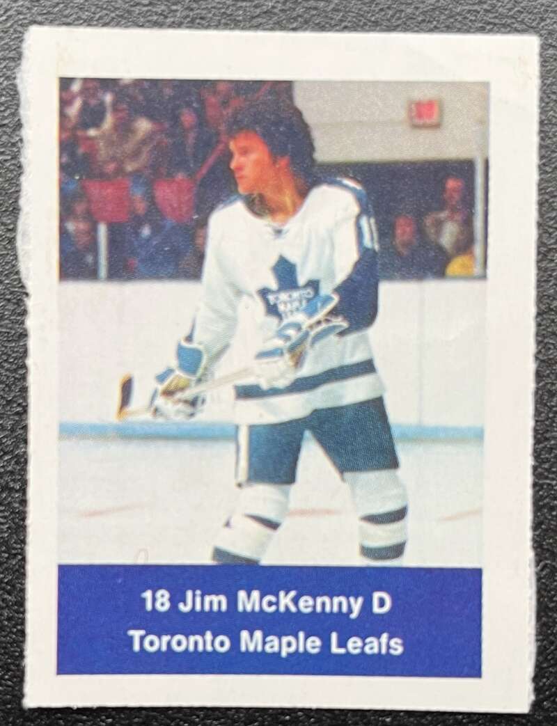 1974-75 Loblaws Hockey Sticker Jim McKenny Leafs  V75652 Image 1