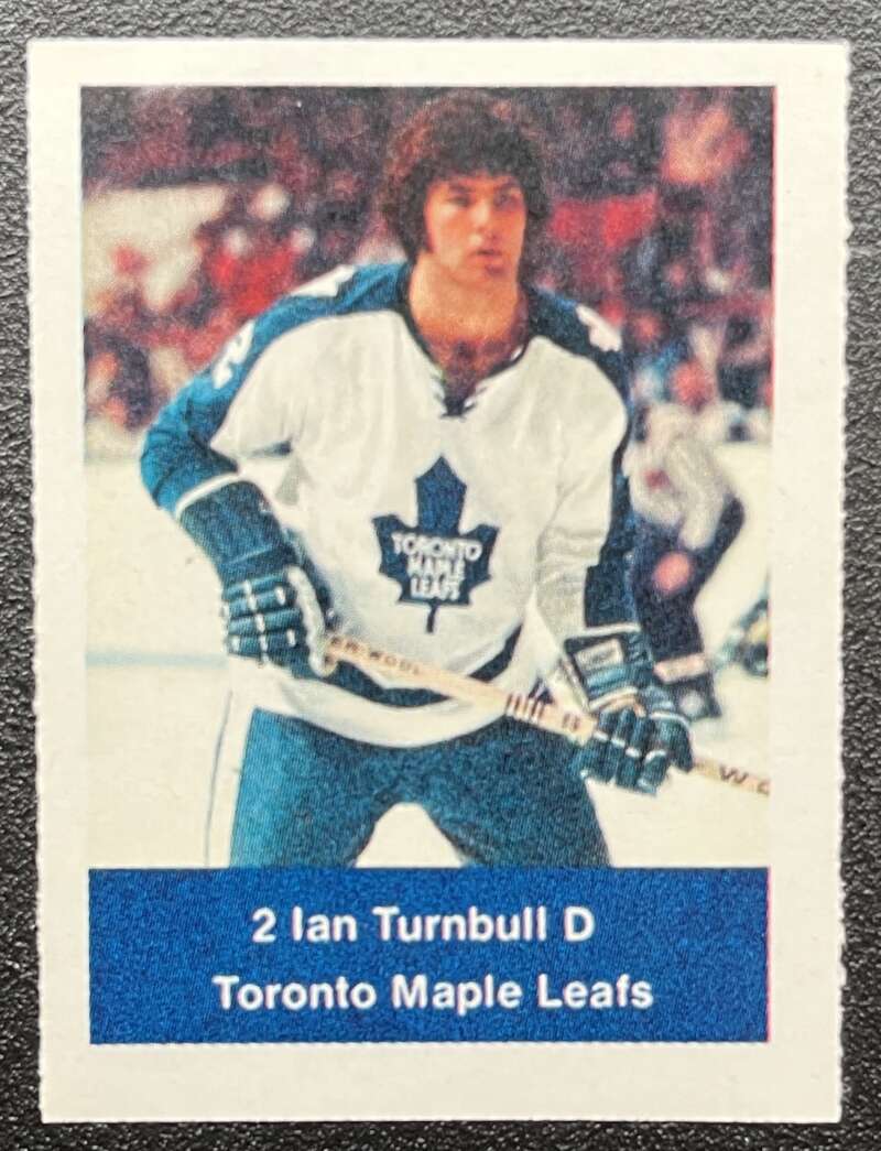 1974-75 Loblaws Hockey Sticker Ian Turnbull Leafs  V75655 Image 1