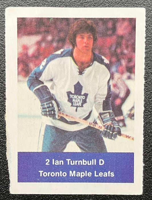 1974-75 Loblaws Hockey Sticker Ian Turnbull Leafs  V75656 Image 1