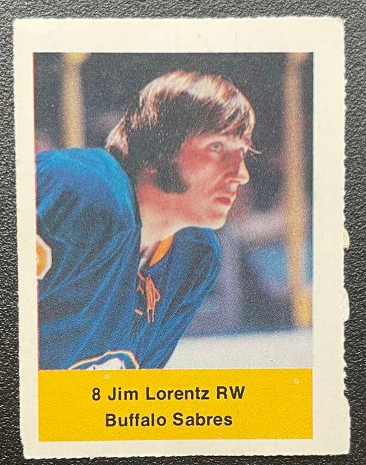 1974-75 Loblaws Hockey Sticker Jim Lorentz Sabres V75660 Image 1