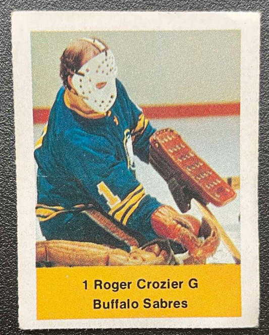 1974-75 Loblaws Hockey Sticker Roger Crozier Sabres V75678 Image 1