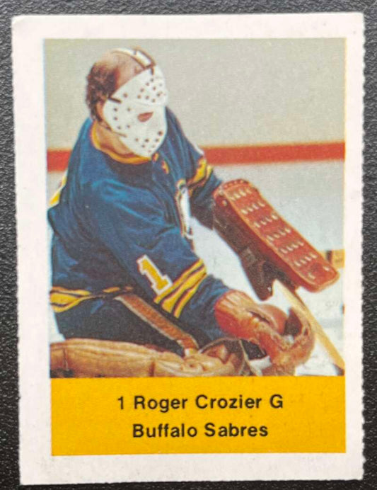 1974-75 Loblaws Hockey Sticker Roger Crozier Sabres V75679 Image 1
