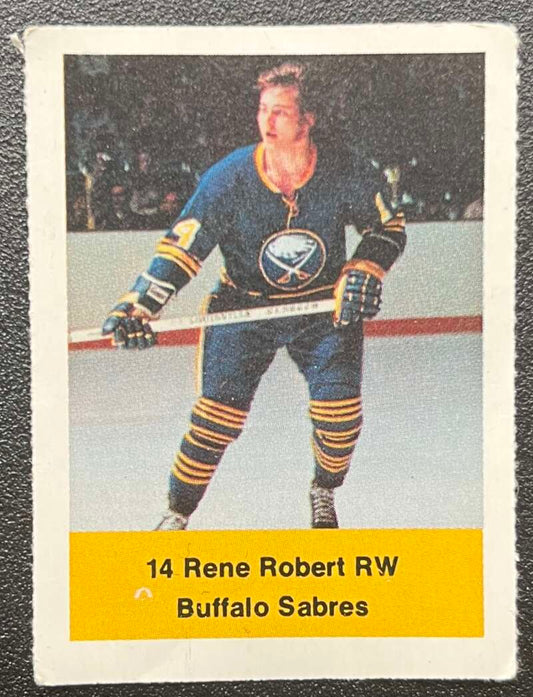 1974-75 Loblaws Hockey Sticker Rene Robert Sabres V75683 Image 1