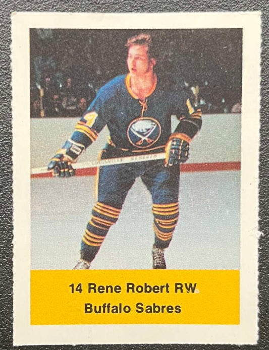 1974-75 Loblaws Hockey Sticker Rene Robert Sabres V75684 Image 1