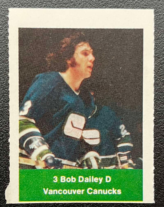 1974-75 Loblaws Hockey Sticker Bob Dailey Canucks  V75700 Image 1