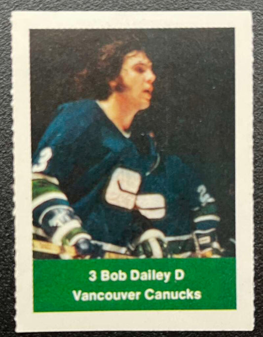1974-75 Loblaws Hockey Sticker Bob Dailey Canucks  V75901 Image 1