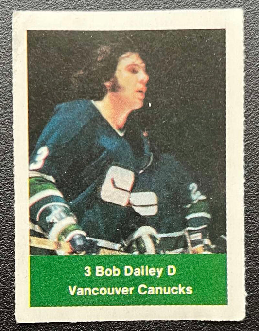 1974-75 Loblaws Hockey Sticker Bob Dailey Canucks  V75903 Image 1