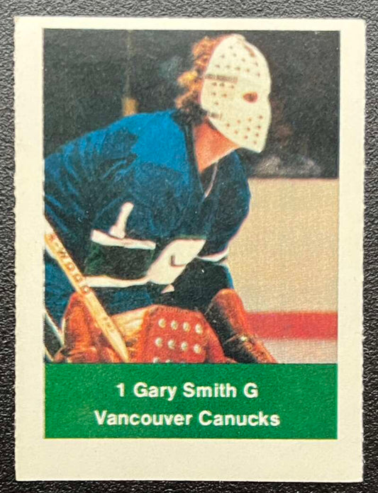 1974-75 Loblaws Hockey Sticker Gary Smith Canucks  V75906 Image 1