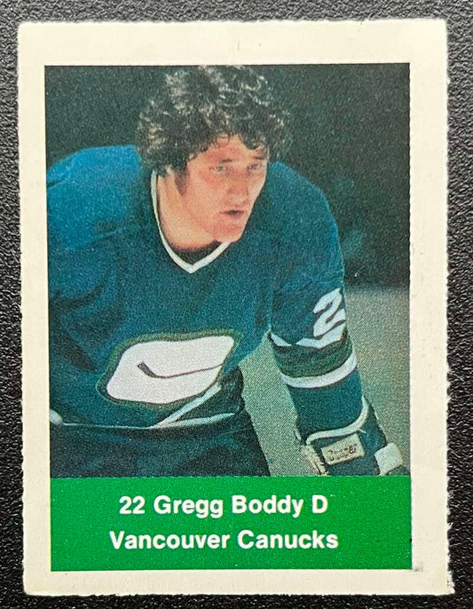 1974-75 Loblaws Hockey Sticker Gregg Boddy Canucks  V75912 Image 1