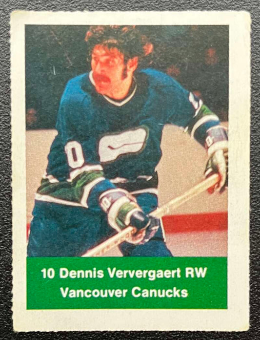 1974-75 Loblaws Hockey Sticker Dennis Ververgaert Canucks  V75915 Image 1