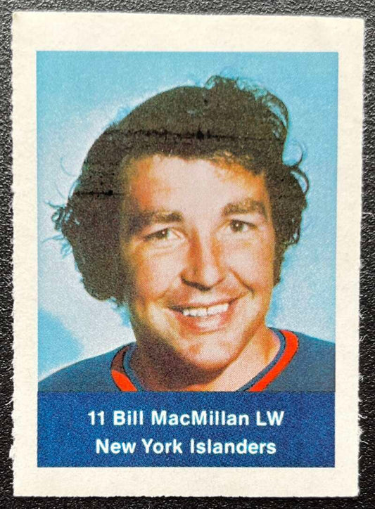 1974-75 Loblaws Hockey Sticker Bill MacMillan Islanders  V75935 Image 1