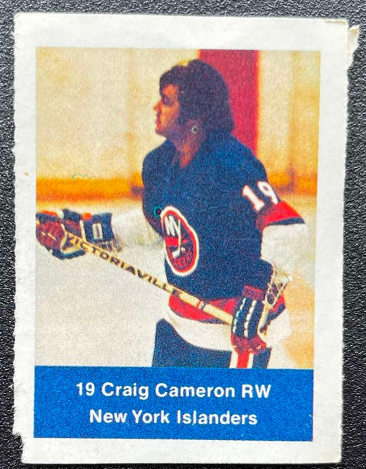 1974-75 Loblaws Hockey Sticker Craig Cameron Islanders  V75937 Image 1