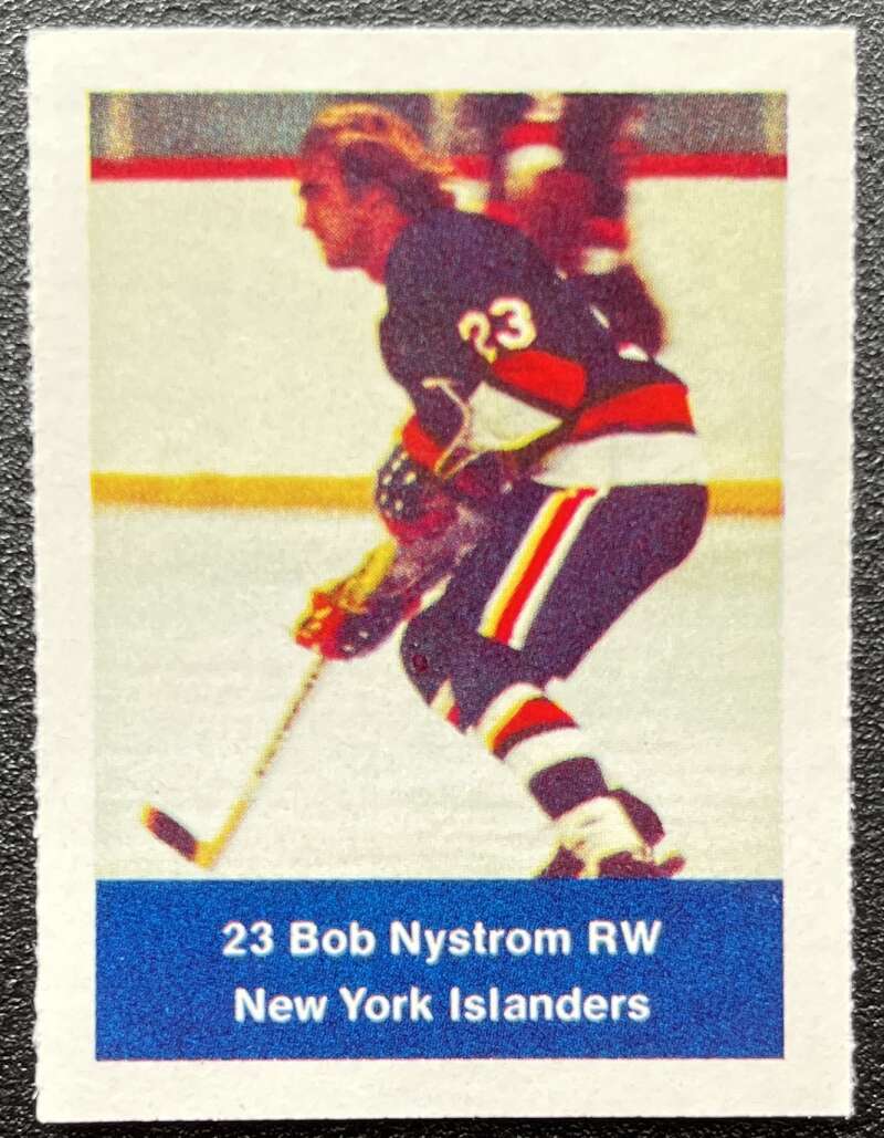 1974-75 Loblaws Hockey Sticker Bob Nystrom Islanders  V75941 Image 1