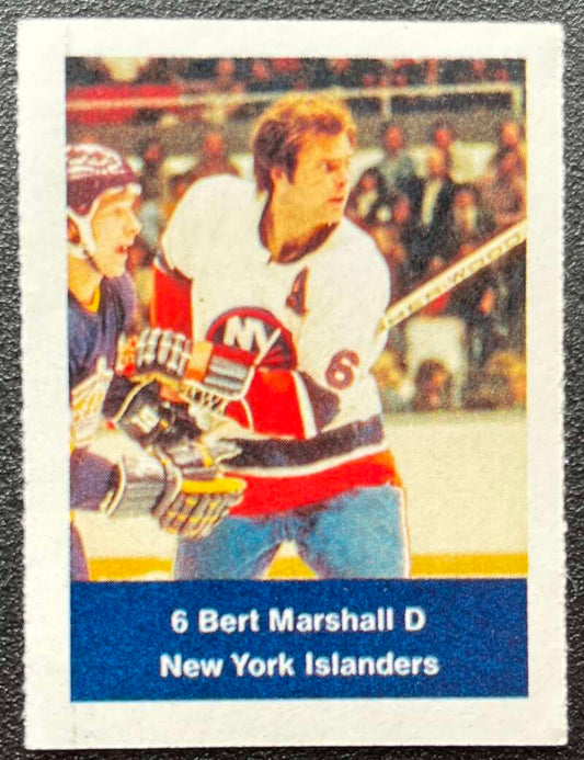 1974-75 Loblaws Hockey Sticker Bert Marshall Islanders  V75948 Image 1