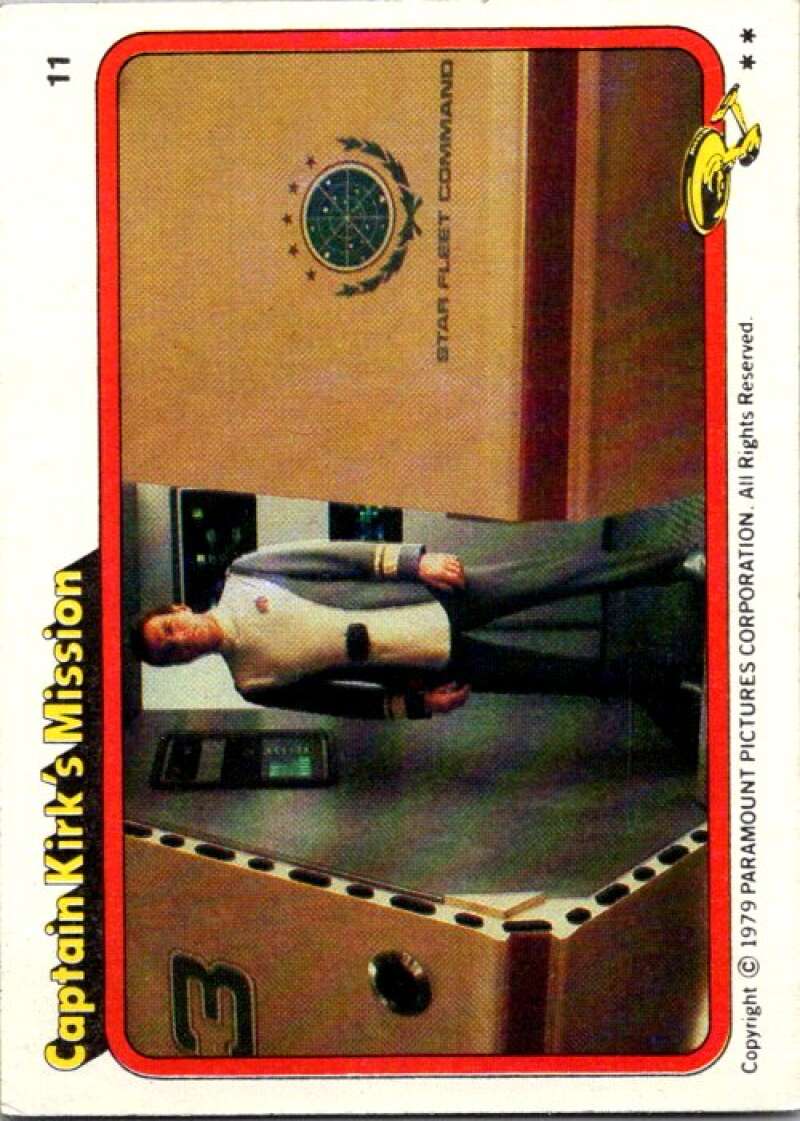 1979 Star Trek The Motion Picture #11 Captain Kirk's Mission V76803 Image 1