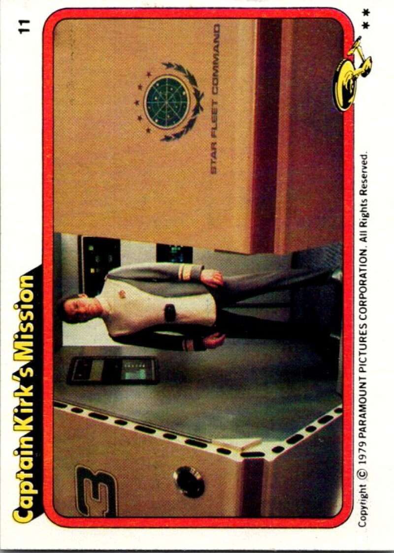 1979 Star Trek The Motion Picture #11 Captain Kirk's Mission V76804 Image 1