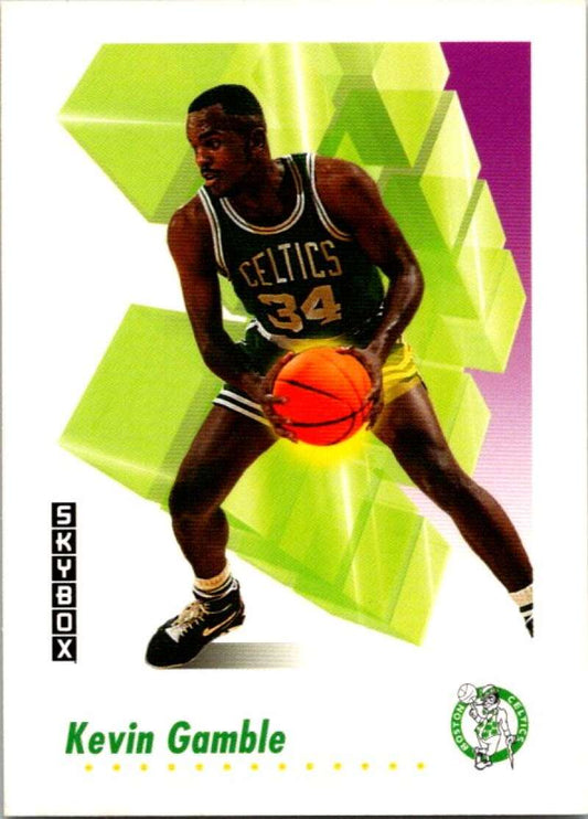 1991-92 SkyBox #14 Kevin Gamble  Boston Celtics  V76973 Image 1