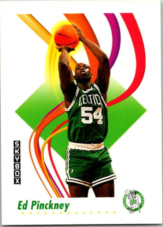 1991-92 SkyBox #19 Ed Pinckney  Boston Celtics  V76977 Image 1