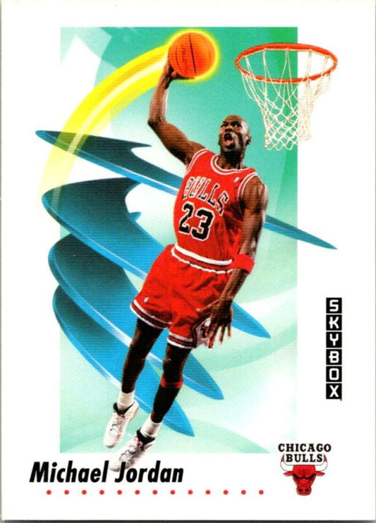 1991-92 SkyBox #39 Michael Jordan  Chicago Bulls  V76989 Image 1