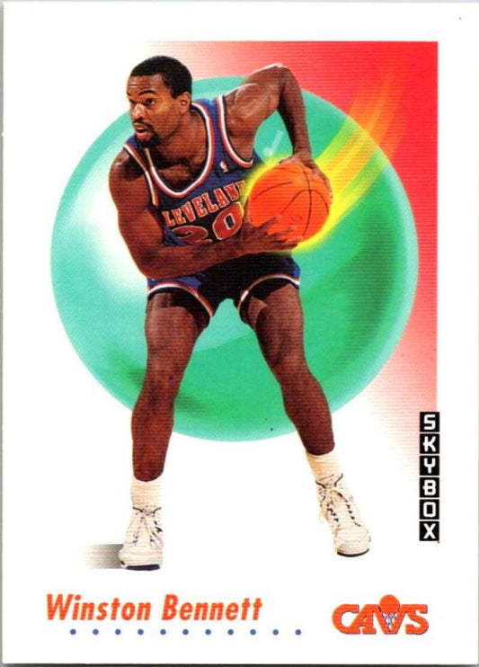 1991-92 SkyBox #45 Winston Bennett  Cleveland Cavaliers  V76992 Image 1