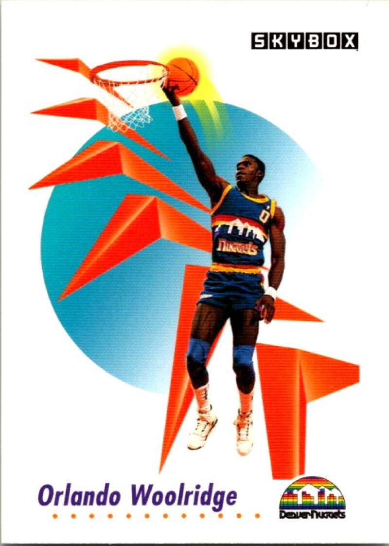 1991-92 SkyBox #77 Orlando Woolridge  Denver Nuggets  V77011 Image 1