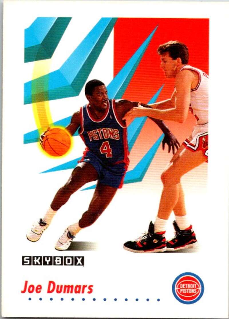 1991-92 SkyBox #81 Joe Dumars  Detroit Pistons  V77014 Image 1