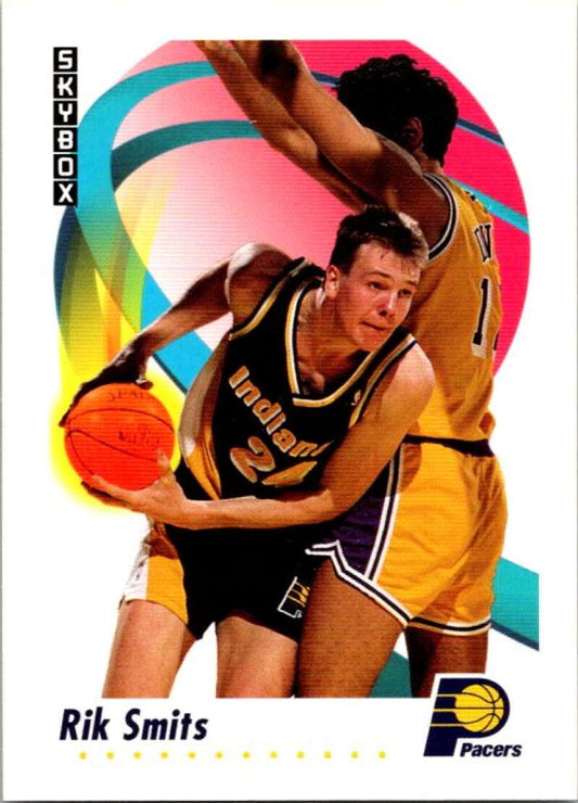 1991-92 SkyBox #118 Rik Smits  Indiana Pacers  V77047 Image 1