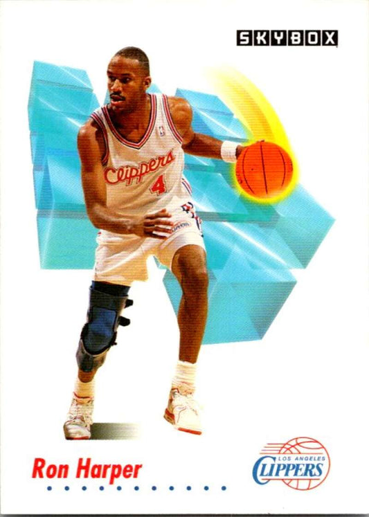 1991-92 SkyBox #125 Ron Harper  Los Angeles Clippers  V77055 Image 1
