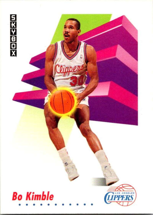 1991-92 SkyBox #126 Bo Kimble  Los Angeles Clippers  V77056 Image 1