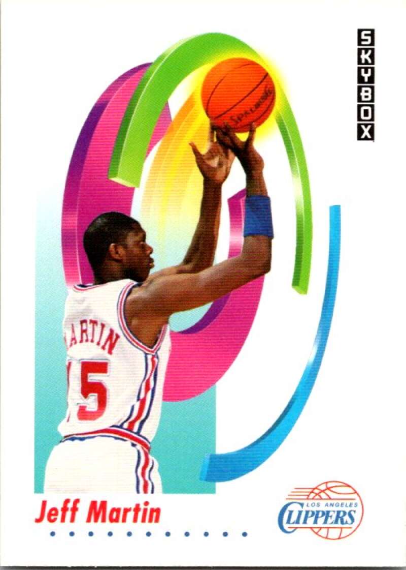 1991-92 SkyBox #128 Jeff Martin  Los Angeles Clippers  V77060 Image 1