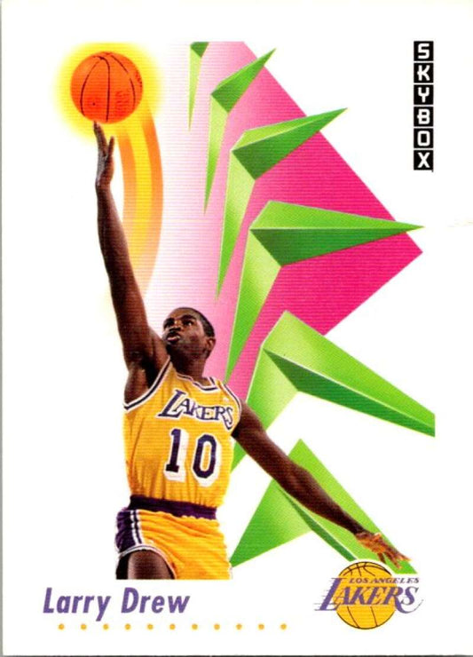 1991-92 SkyBox #135 Larry Drew  Los Angeles Lakers  V77070 Image 1