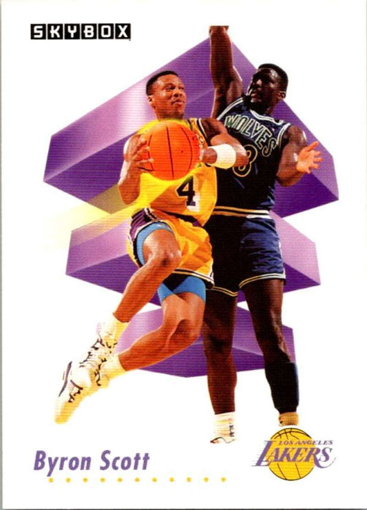 1991-92 SkyBox #139 Byron Scott  Los Angeles Lakers  V77078 Image 1