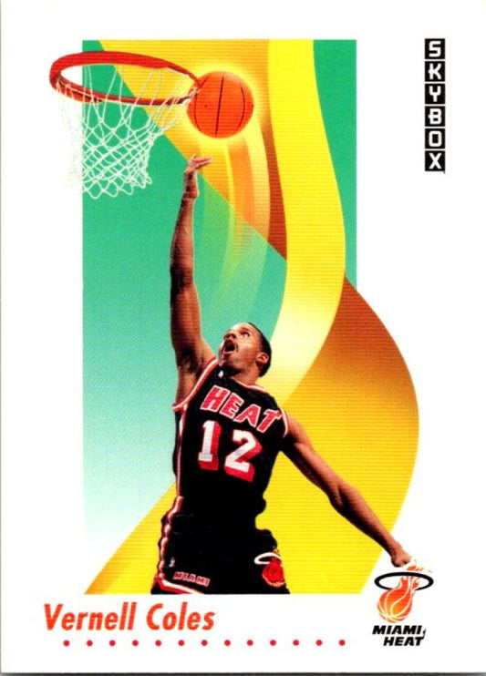 1991-92 SkyBox #145 Bimbo Coles FS  Miami Heat  V77086 Image 1