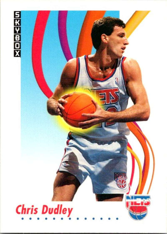 1991-92 SkyBox #181 Chris Dudley  New Jersey Nets  V77144 Image 1