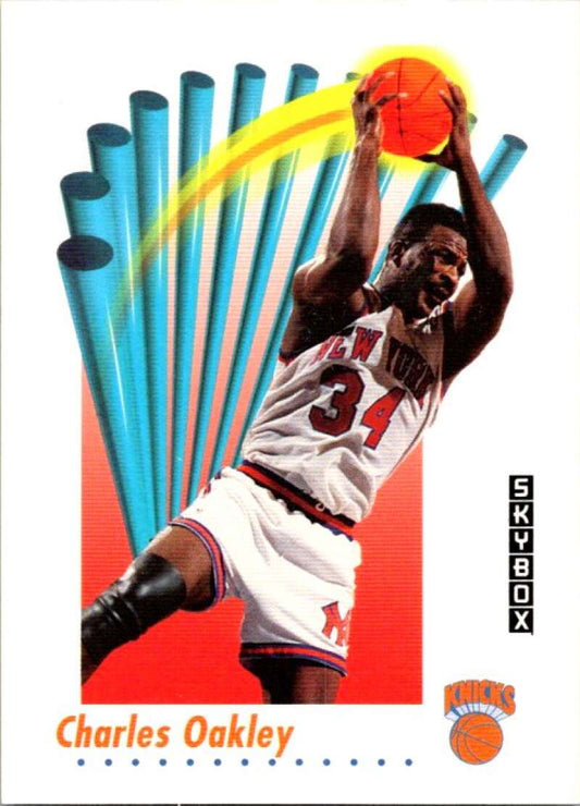 1991-92 SkyBox #192 Charles Oakley  New York Knicks  V77164 Image 1