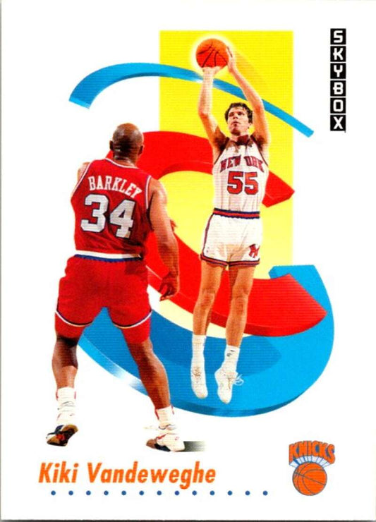 1991-92 SkyBox #196 Kiki Vandeweghe  New York Knicks  V77170 Image 1