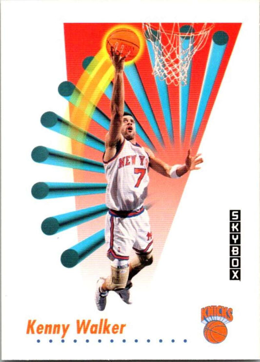 1991-92 SkyBox #197 Kenny Walker  New York Knicks  V77171 Image 1
