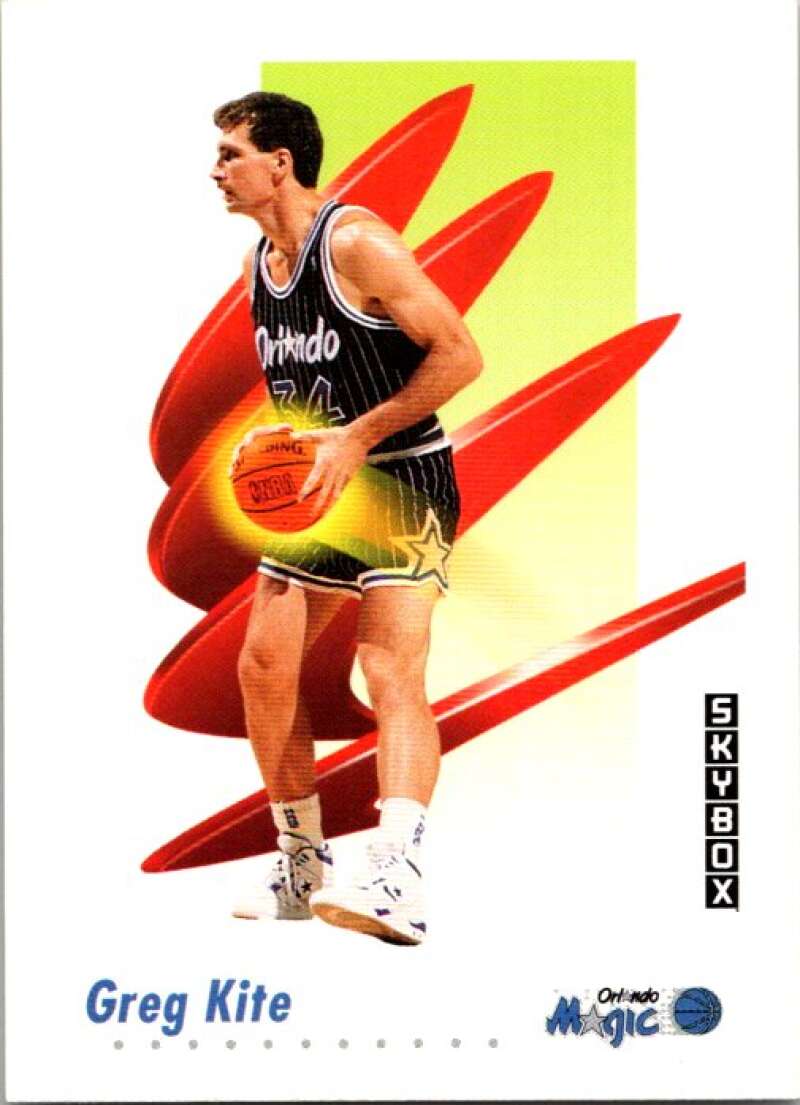 1991-92 SkyBox #203 Greg Kite  Orlando Magic  V77180 Image 1