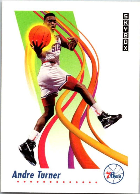 1991-92 SkyBox #219 Andre Turner  Philadelphia 76ers  V77203 Image 1