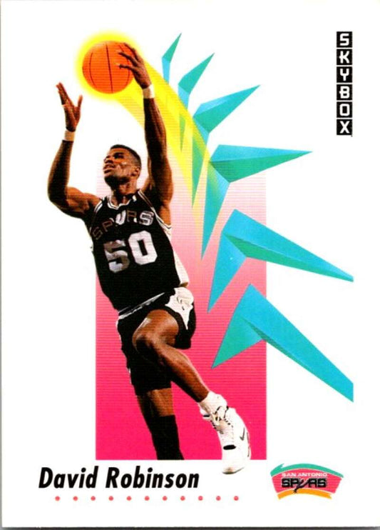 1991-92 SkyBox #261 David Robinson  San Antonio Spurs  V77269 Image 1
