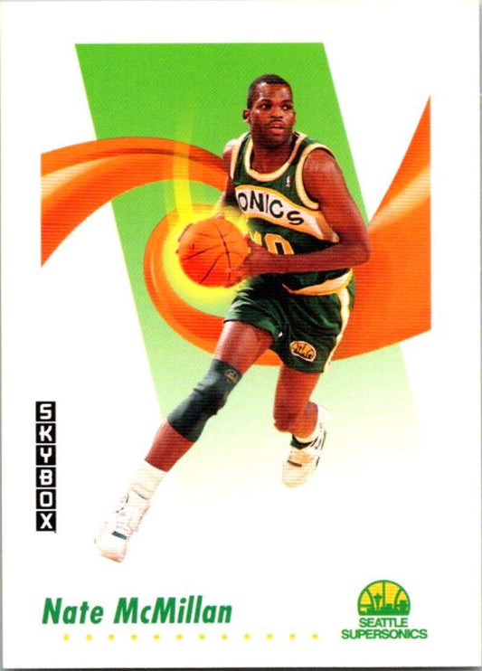 1991-92 SkyBox #273 Nate McMillan  Seattle SuperSonics  V77286 Image 1