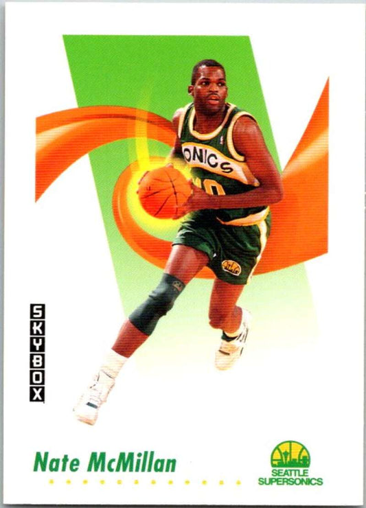 1991-92 SkyBox #273 Nate McMillan  Seattle SuperSonics  V77287 Image 1
