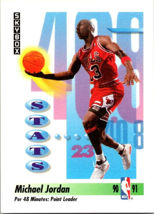 1991-92 SkyBox #307 Michael Jordan LL  Chicago Bulls  V77336 Image 1
