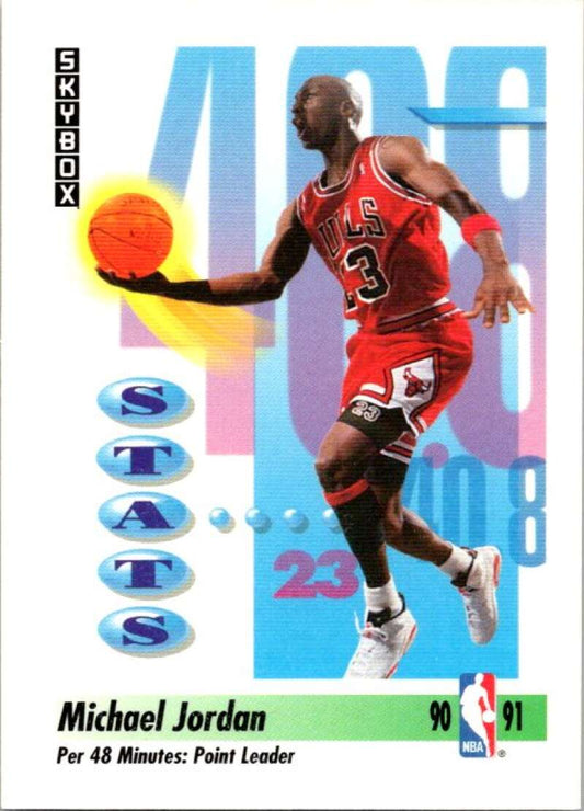 1991-92 SkyBox #307 Michael Jordan LL  Chicago Bulls  V77337 Image 1