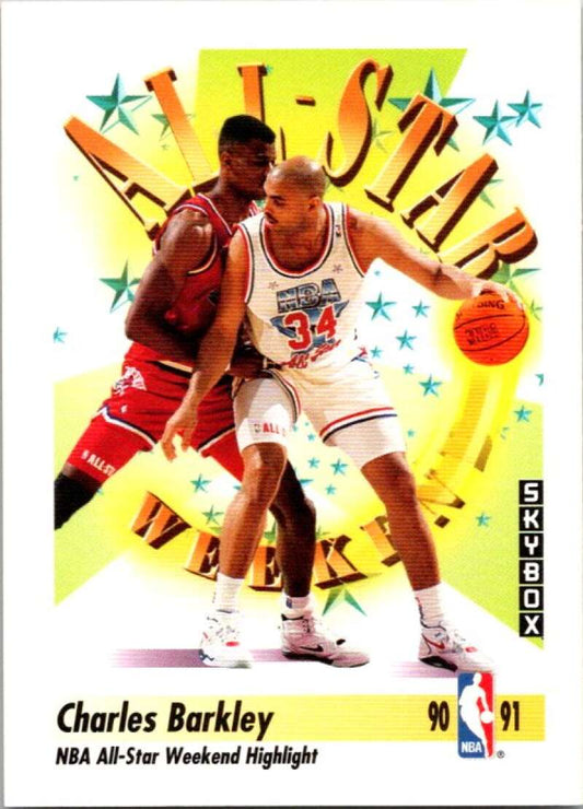 1991-92 SkyBox #316 Charles Barkley AS  Philadelphia 76ers  V77351 Image 1