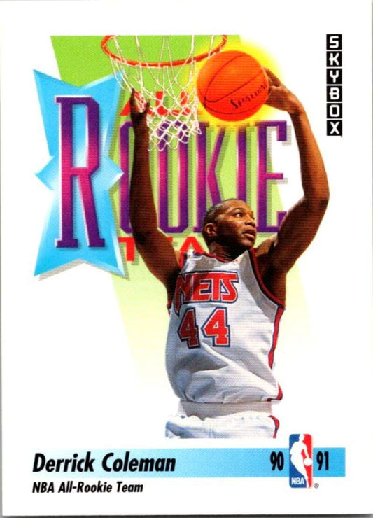 1991-92 SkyBox #318 Derrick Coleman  New Jersey Nets  V77353 Image 1