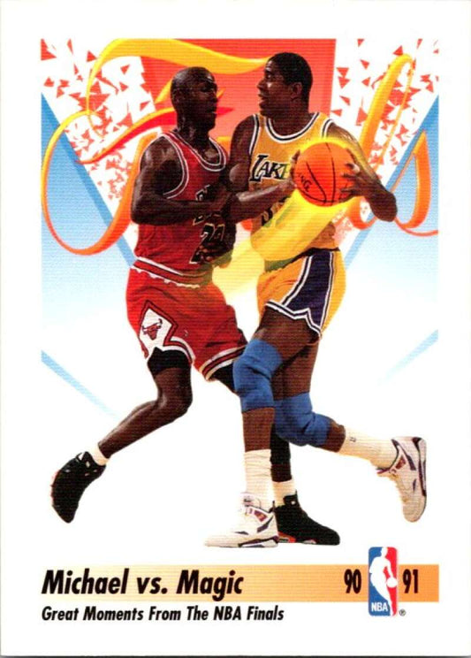 1991-92 SkyBox #333 Michael Jordan/Magic Johnson   V77375 Image 1
