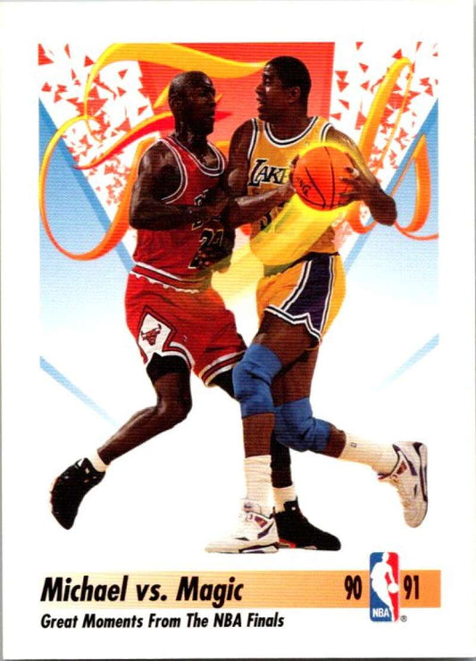 1991-92 SkyBox #333 Michael Jordan/Magic Johnson  V77376 Image 1