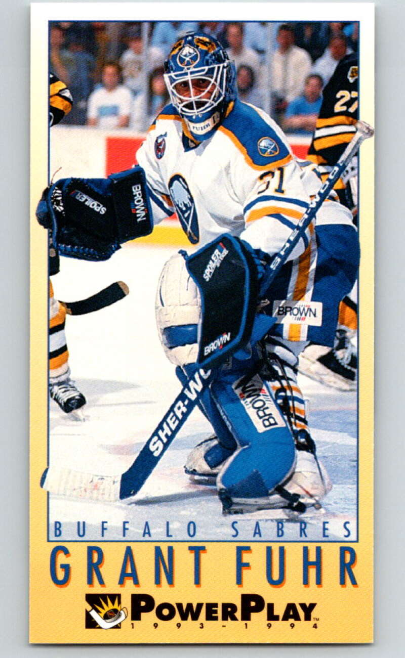 1993-94 PowerPlay #27 Grant Fuhr  Buffalo Sabres  V77456 Image 1