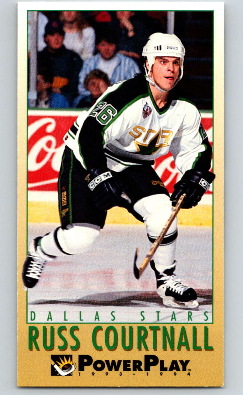 1993-94 PowerPlay #58 Russ Courtnall  Dallas Stars  V77517 Image 1
